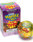 Wonderball Milk Chocolate Balls Filled with Candy, Stickers, and Toy Surprises: 10-Piece Display