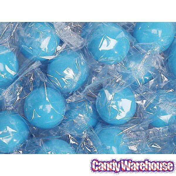 Wrapped 1-Inch Gumballs - Caribbean Blue: 200-Piece Bag - Candy Warehouse
