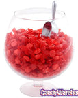 Wrapped Hard Candy Ovals - Red - Cherry: 5LB Bag