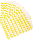 Yellow Chevron Stripe Candy Bags: 25-Piece Pack