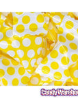 Yellow Polka Dots Wrapped Butter Mint Creams: 300-Piece Case