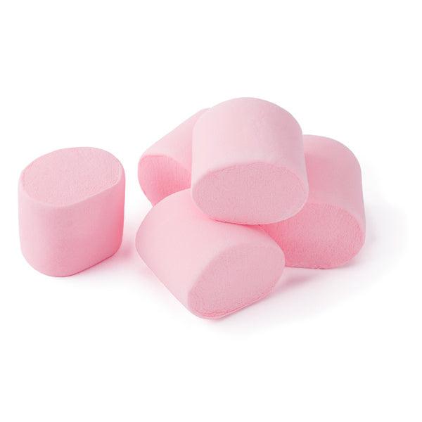 YumJunkie Pastel Pink Big Fat Giant Marshmallows: 25-Piece Bag