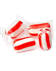YumJunkie Sassy Cylinders Cherry Red Striped Hard Candy: 5LB Bag