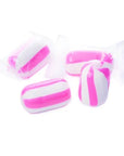YumJunkie Sassy Cylinders Strawberry Pink Striped Hard Candy: 5LB Bag