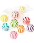 YumJunkie Sassy Spheres Assortment Striped Candy Balls - Petite: 5LB Bag