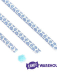 YumJunkie Sassy Straws Candy Powder Filled Mini Straws - Blueberry: 50-Piece Bag