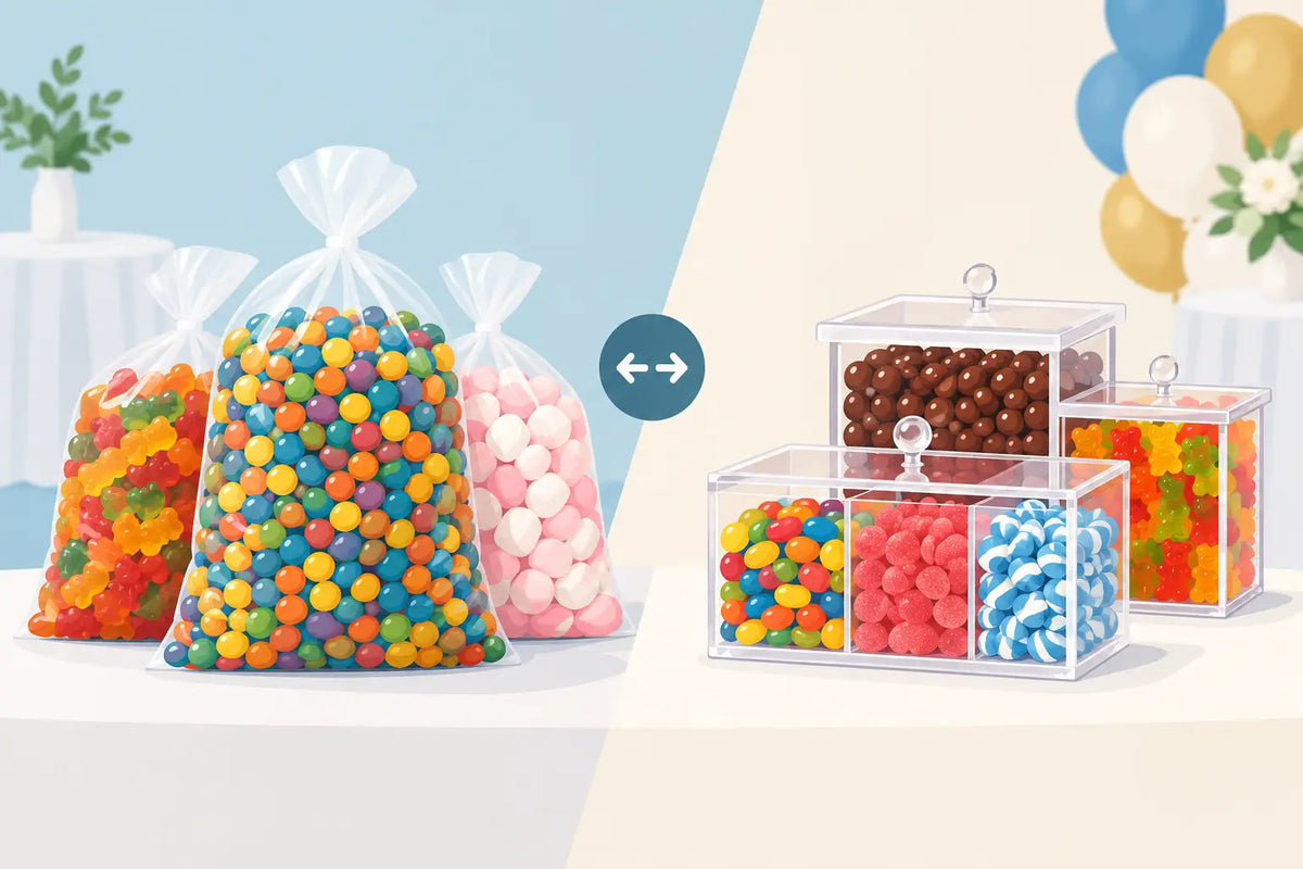 Bulk Bags Versus Candy Cases for Your Event