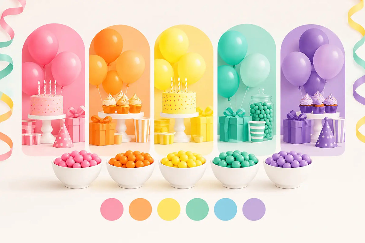 Candy Color Matching Guide for Party Themes