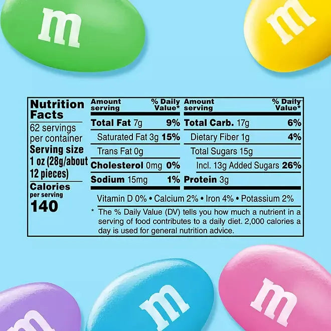 Pastel M&M's Candy Eggs - Peanut: 62-Ounce Jar – Candy Warehouse