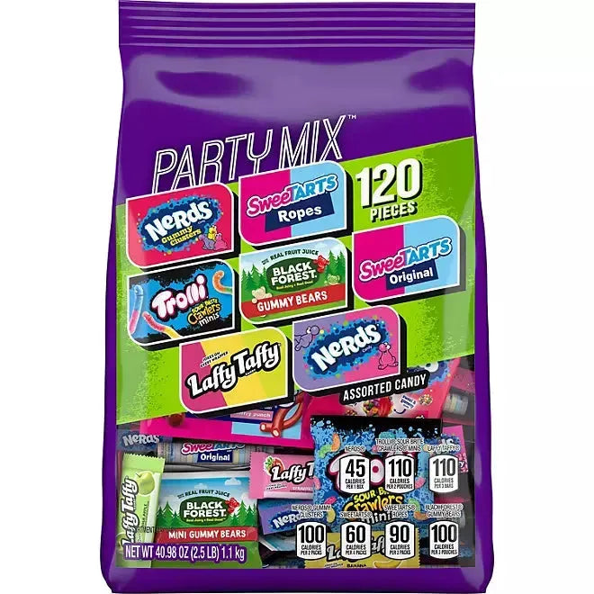 Sweetarts Party Mix Candy: 120-Piece Bag – Candy Warehouse