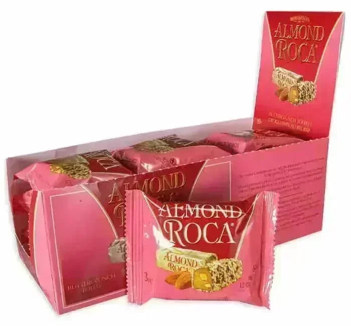 Almond Rocca Gift Box Almond Roca Buttercrunch Toffee Candy: 12-Piece Box – Candy Warehouse