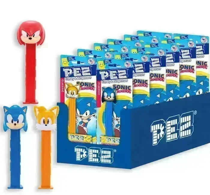 Sonic The Hedgehog PEZ Candy Packs: 12-Piece Box – Candy Warehouse