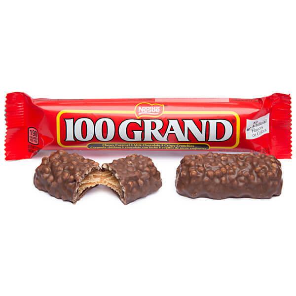 100 Grand Candy Bars: 36-Piece Box - Candy Warehouse