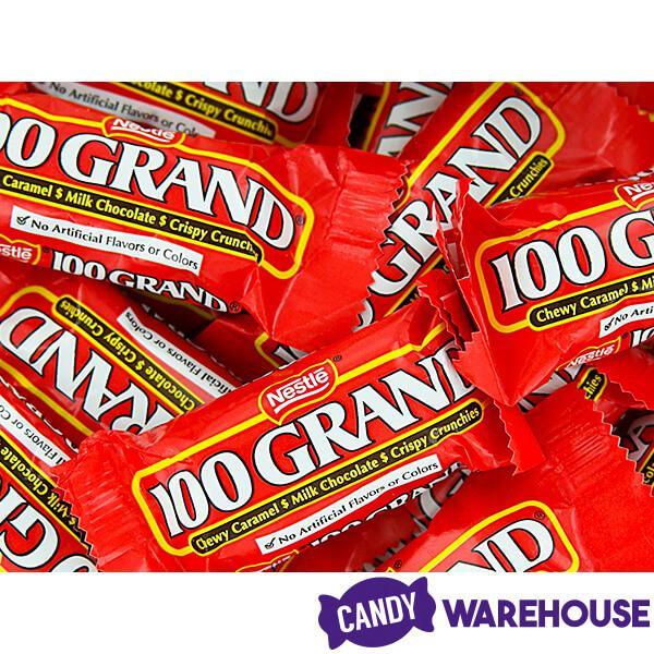 100 Grand Fun Size Candy Bars: 10-Ounce Bag - Candy Warehouse