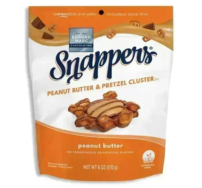 Snappers Dark Chocolate Sea Salt Caramel Pretzels: 10-Ounce Bag – Candy ...
