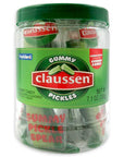 Claussen Gummy Pickles Apple Flavor Jar: 4-Piece Case