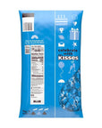 Hershey's Kisses Dark Blue Foiled Milk Chocolate Candy: 11LB Case