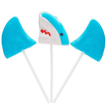 Shark Themed Lollipops: 12-Piece Box