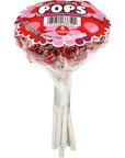 Tootsie Valentine Cherry Bunch Pops: 5-Piece Bunch