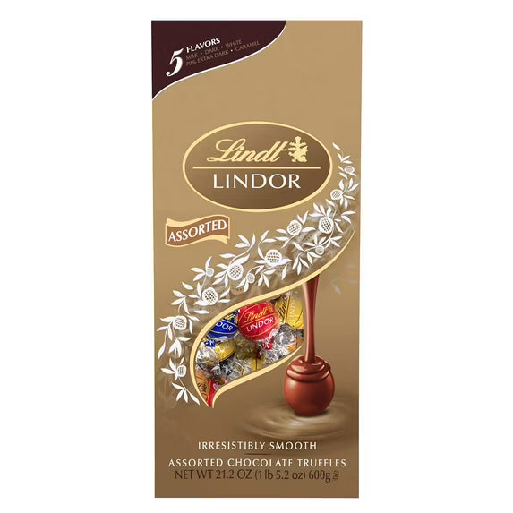 Lindt Lindor Chocolate Truffles Assortment: 50-Piece Bag
