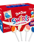 Dum Dums Swirl Flat Pops: 750-Piece Case