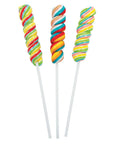 Mini Rainbow Twisty Pops - Assorted: 12-Piece Bag
