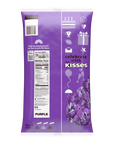 Hershey's Kisses Purple Foiled Milk Chocolate Candy: 11LB Case