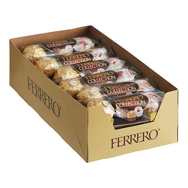 Ferrero Collection Chocolate Variety 3-Count Pack: 12-Piece Case