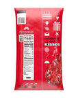 Hershey's Kisses Red Foiled Milk Chocolate Candy: 11LB Case