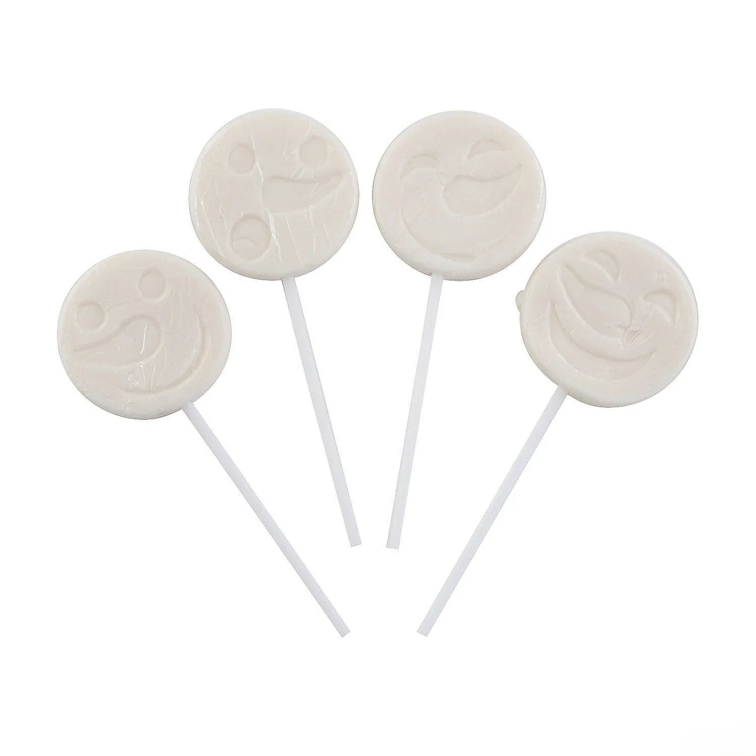 Snowman Face Lollipops: 12-Piece Bag