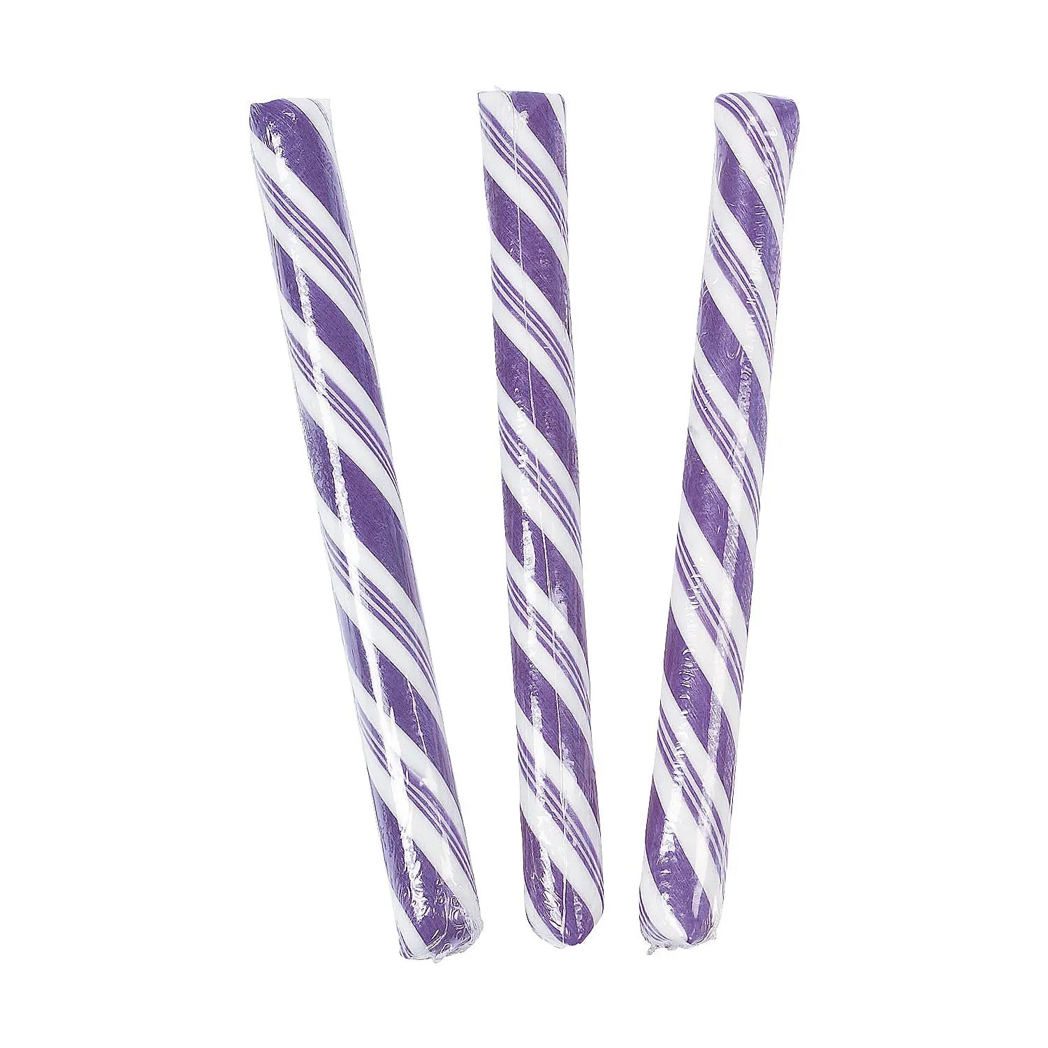 Purple Hard Candy Sticks: 80-Piece Box