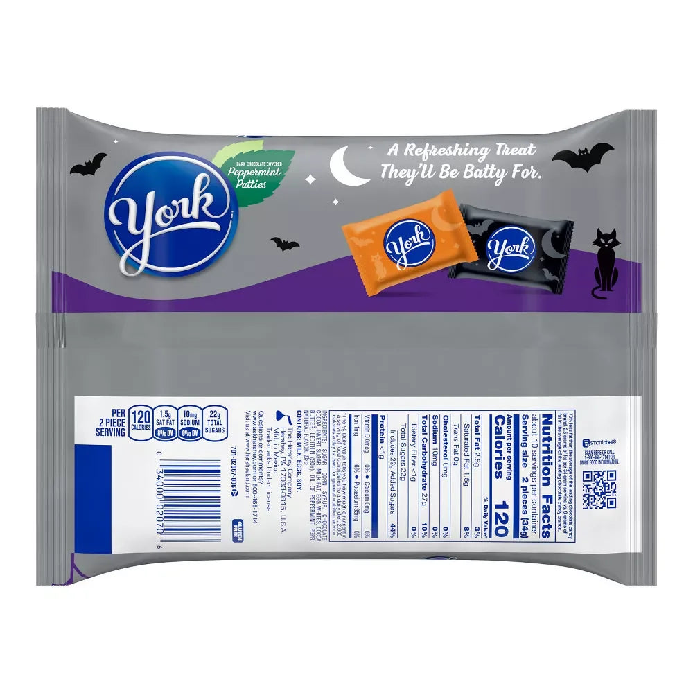 Halloween York Peppermint Patties: 20-Piece Bag