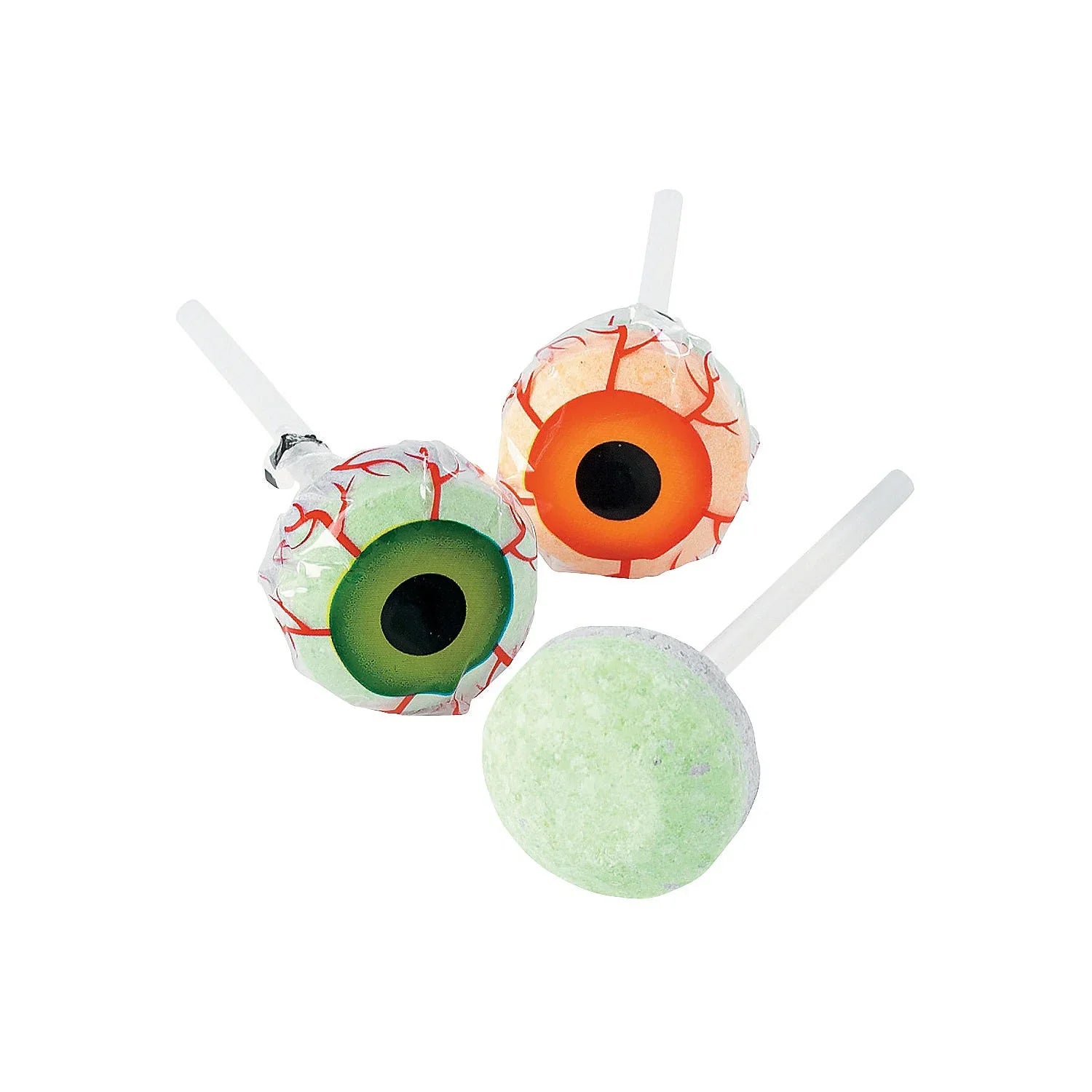 Scary Eyeballs Suckers: 24-Piece Bag
