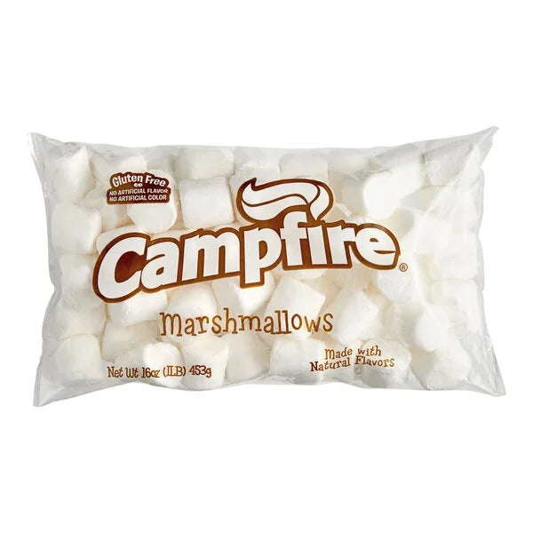 Campfire Large White Marshmallows: 12LB Case