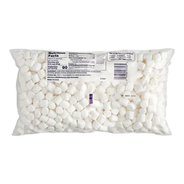 Campfire Mini Marshmallows Packs - White: 12LB Case