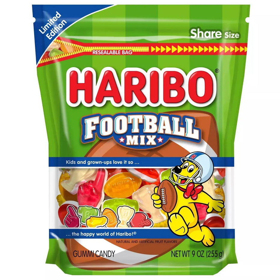 haribo Haribo Football Mix Gummy Candy: 9-Ounce Bag – Candy Warehouse