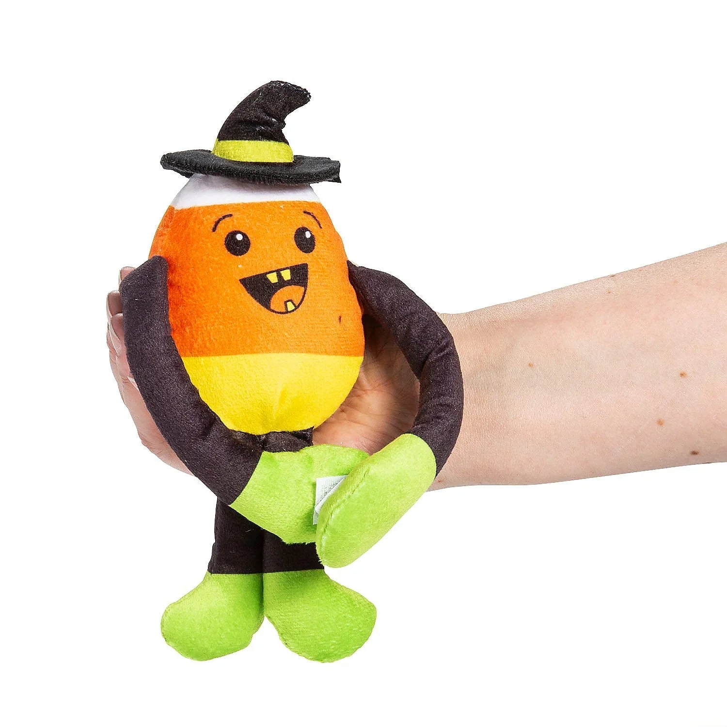 Long Arm Candy Corn Stuffed Plush: 12-Piece Bag