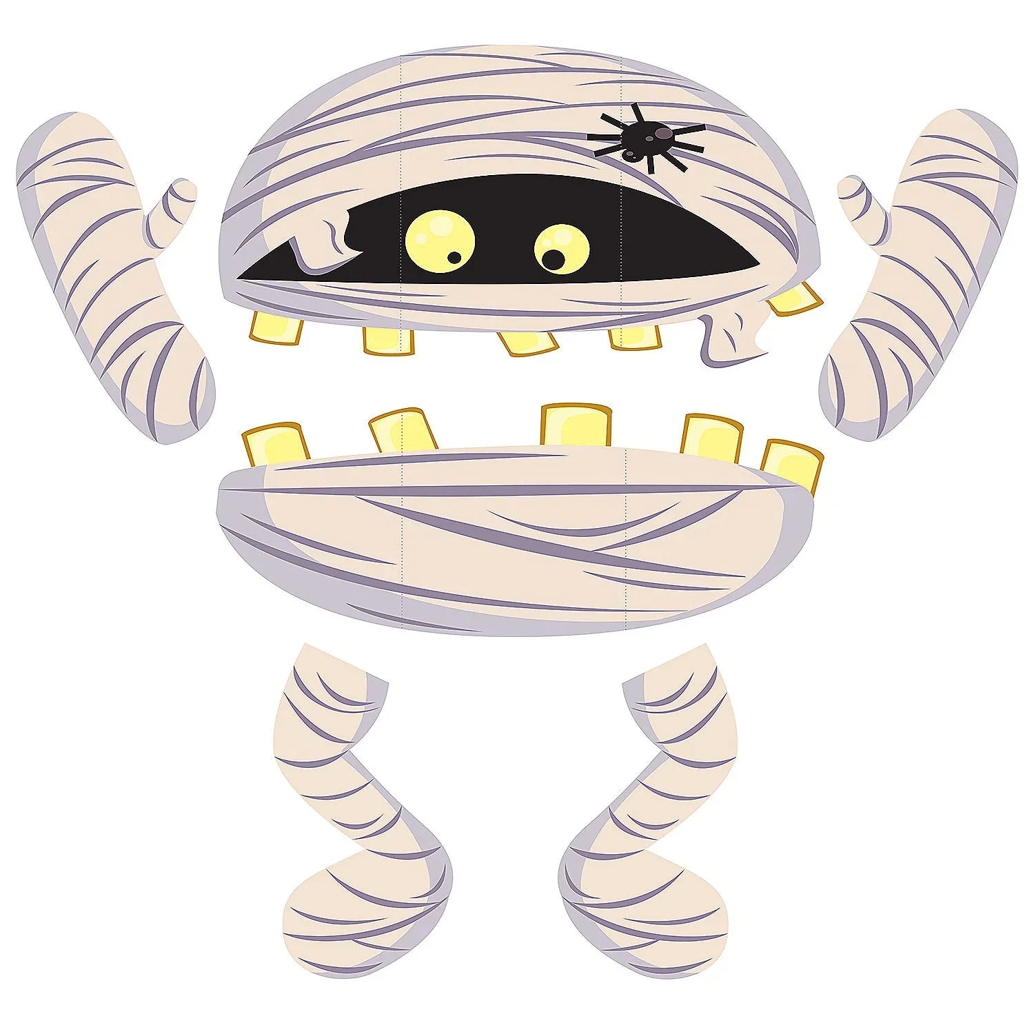 Mummy Trunk-or-Treat Decorating Kit