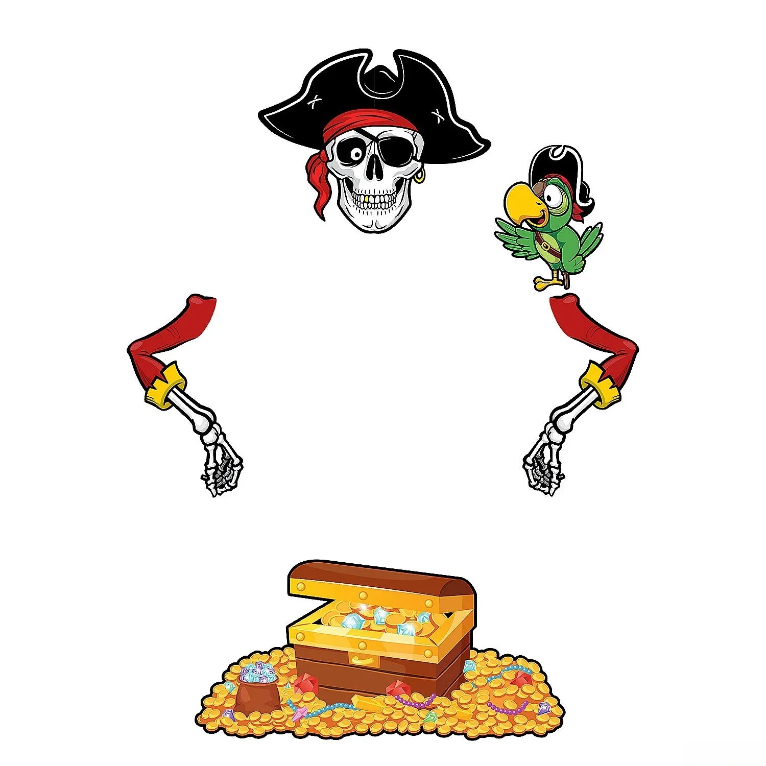 Spooky Pirate Trunk-or-Treat Decorating Kit