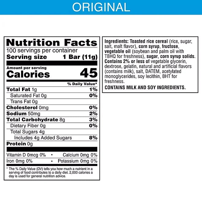 Rice Krispies Halloween Mini Squares Treats: 100-Piece Box