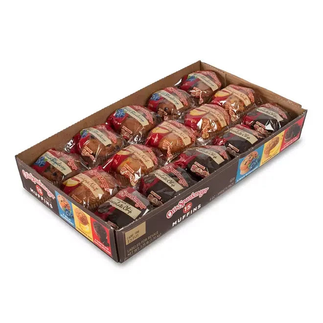 Otis Spunkmeyer Variety Pack Muffins: 15-Piece Box
