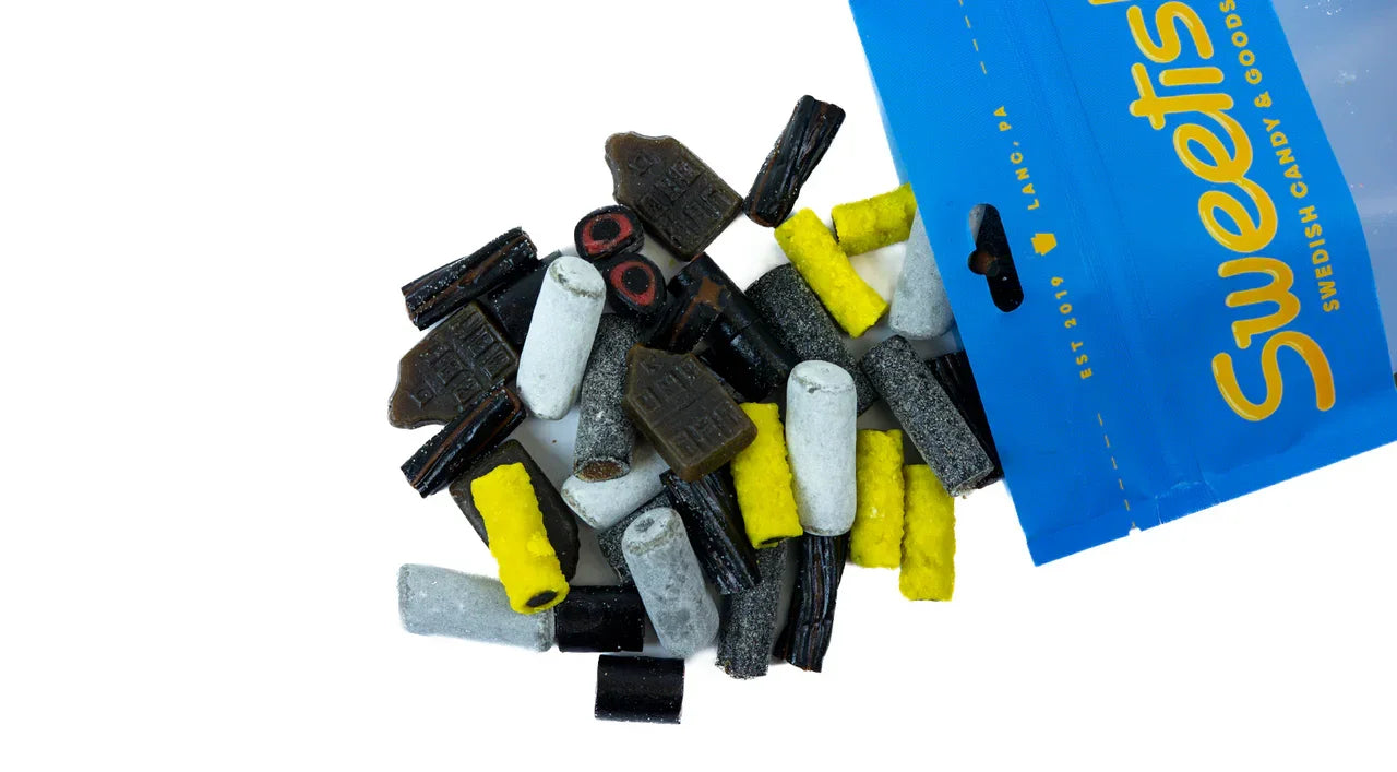 Sweetish Signature Licorice Candy Mix Bag: 12-Piece Case