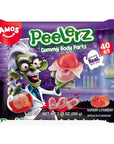 Peelerz Gummy Body Parts Candy: 40-Piece Bag