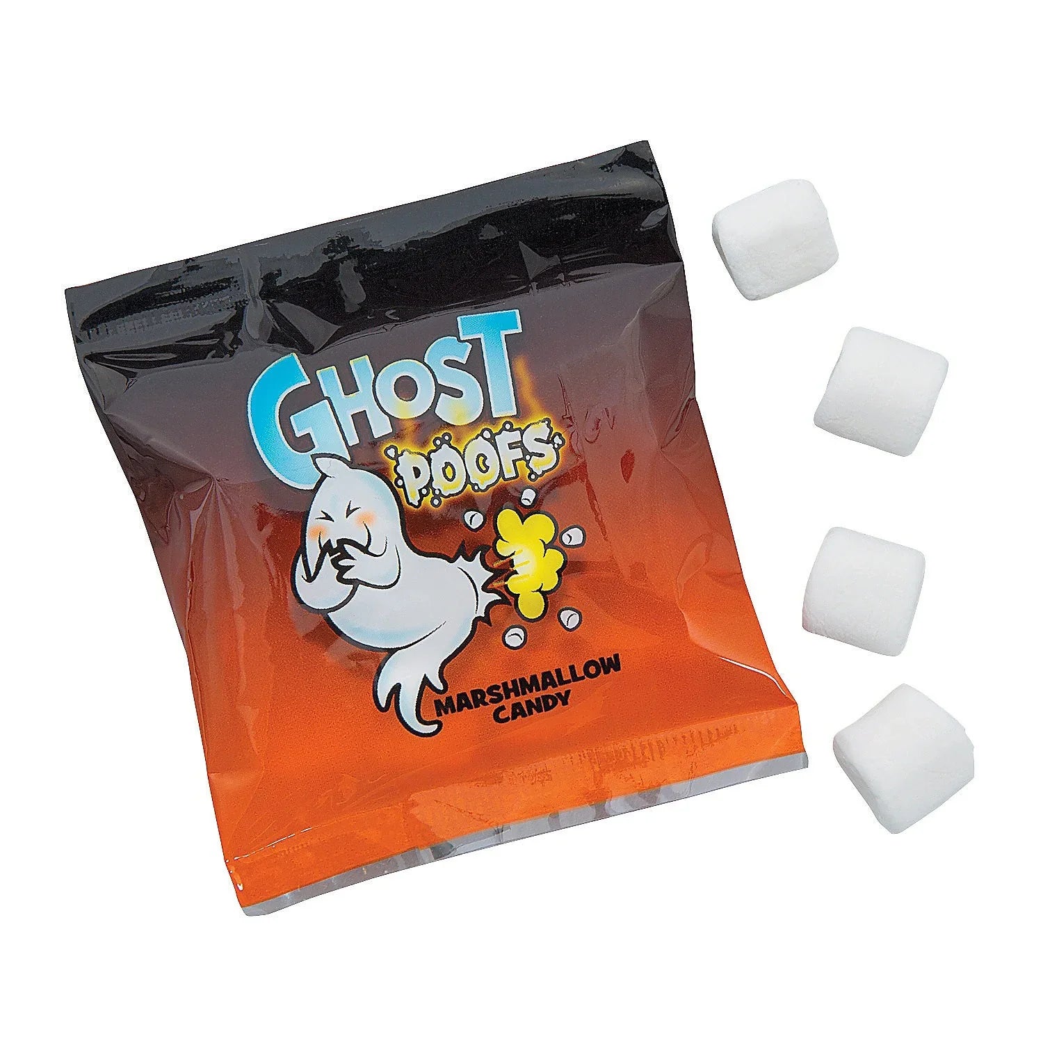 Ghost Poofs Marshmallow Treat Packs: 54-Piece Bag
