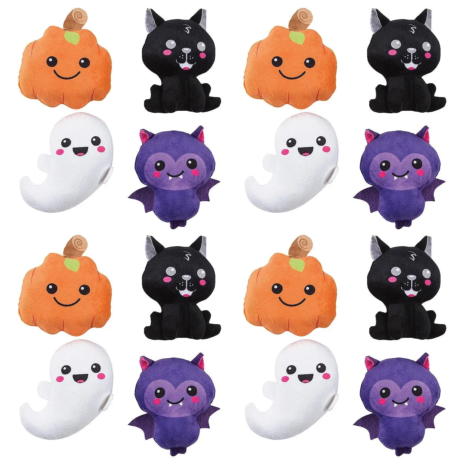 Halloween Cute Plushies Bulk: 48-Piece Case