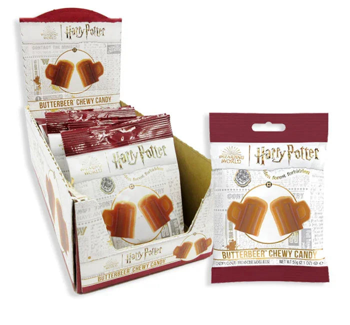 Harry Potter Butterbeer Chewy Candy Peg Bag: 12-Piece Box