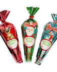 Popcornopolis Christmas Popcorn Cone Gift Packs: 12-Piece Bag