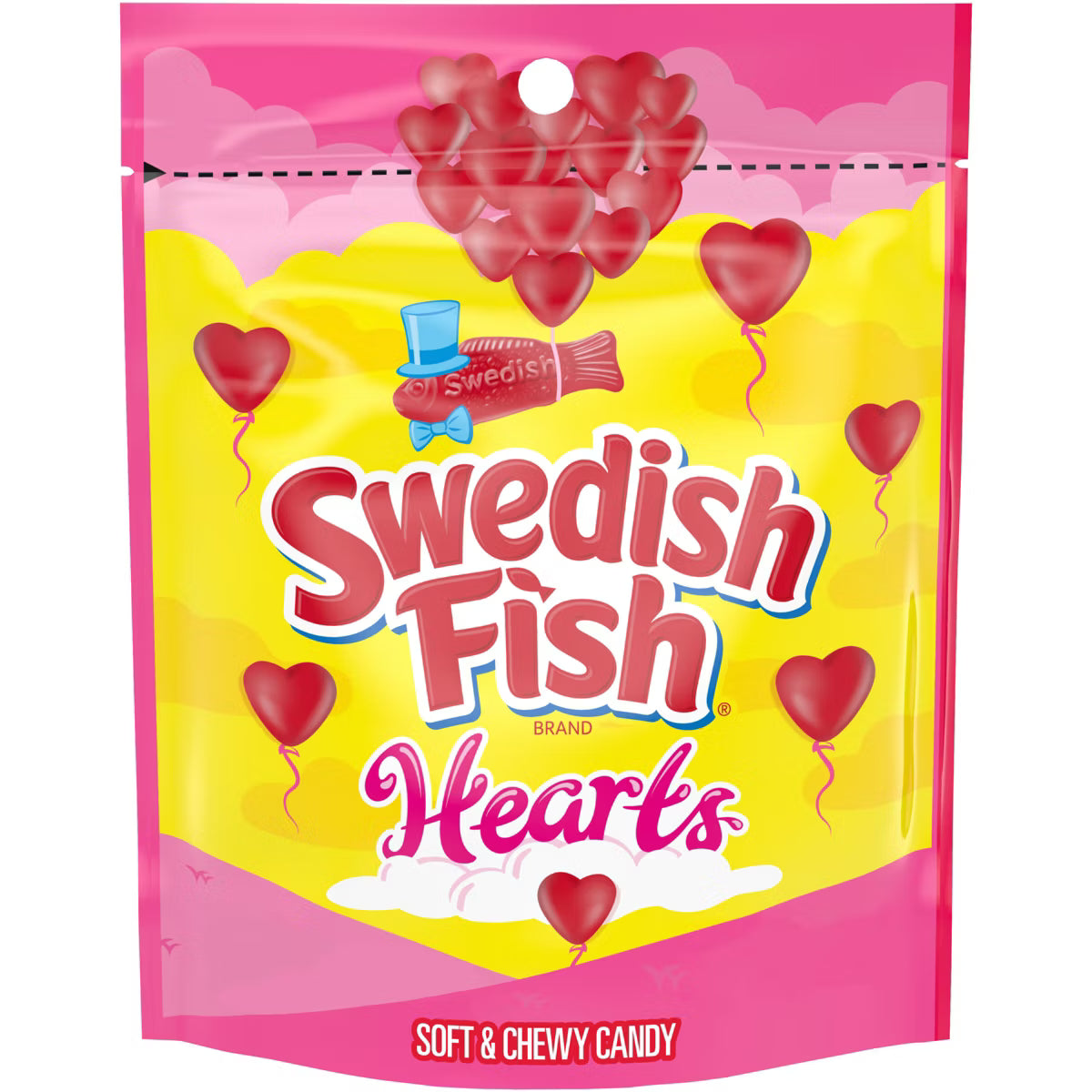 Swedish Fish Valentine's Heart Box: 6-Piece Case