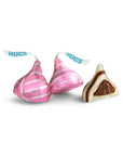 Hershey's Hugs & Kisses Pink Foil White Creme Chocolate Candy: 10-Ounce Bag