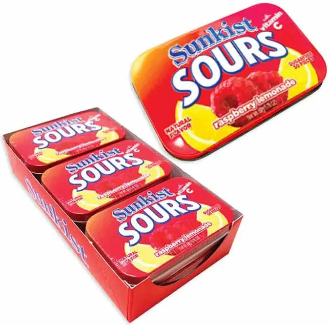 Sunkist Sours Sugar Free Raspberry Lemonade: 6-Piece Box – Candy Warehouse
